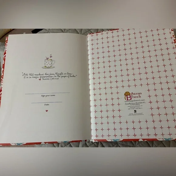 Mom, Tell Me Your Story…Please? Guided Journal Hardcover Book by Susan Branch! - Picture 3 of 6